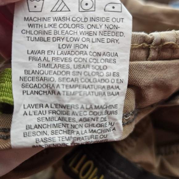 Lee Extreme Motion MVP Khaki jeans youth 8 straight leg 5 pocket - Picture 7 of 8